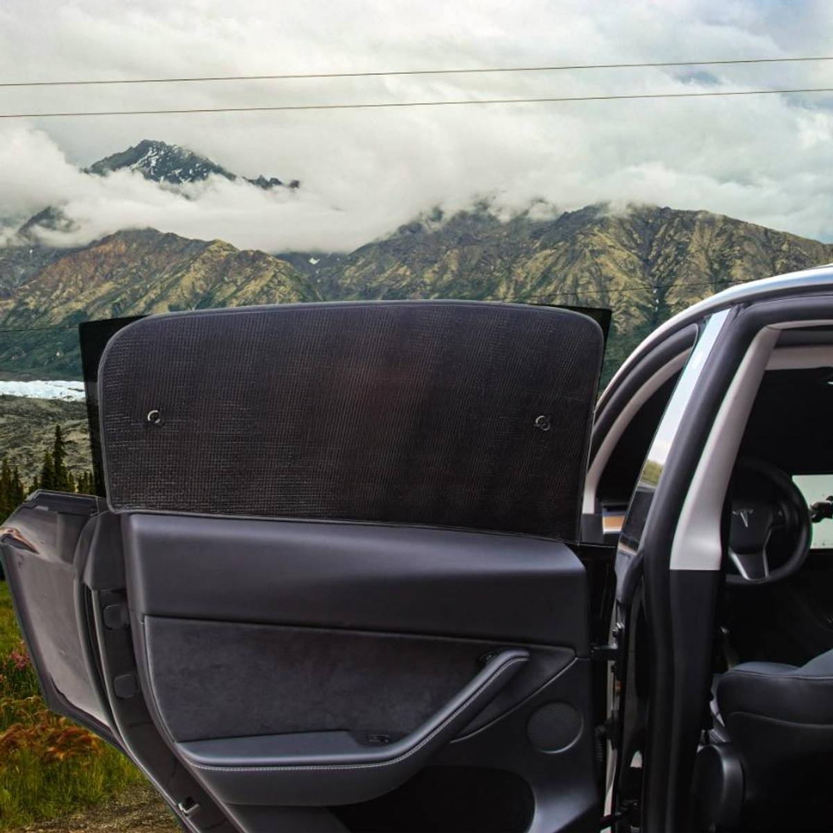 Solskjerming alle vinduer - Tesla Model Y