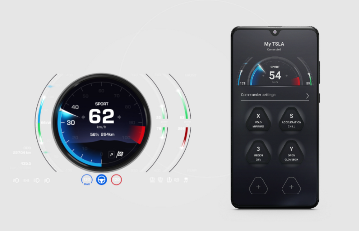 The Commander gen 2 - Tesla Model S, 3, X, Y