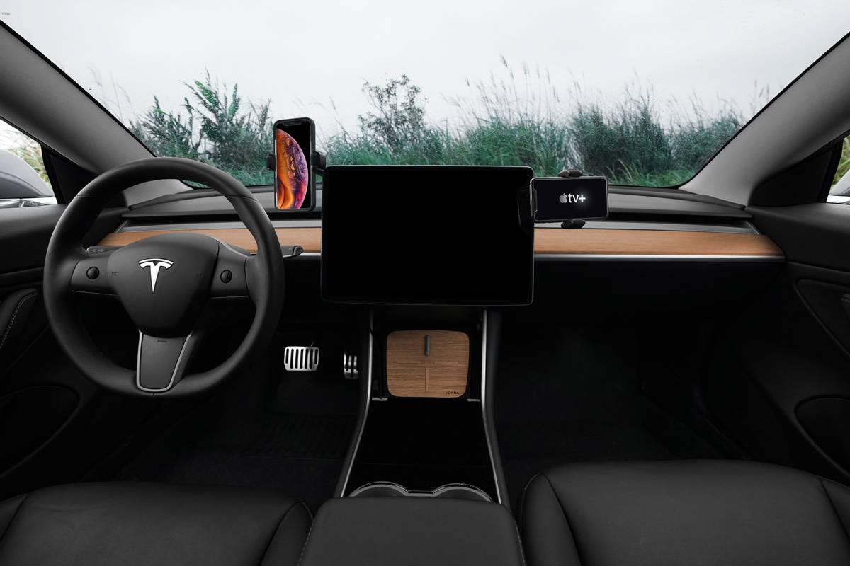 Jowua mobilholder m/ trådløs lading Tesla Model 3 & Y