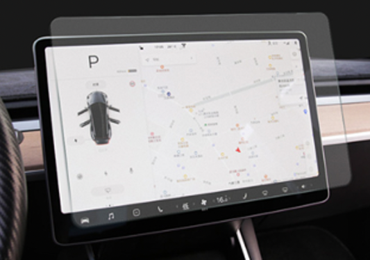 Skjermbeskytter herdet glass - matt - Tesla Model 3 & Y